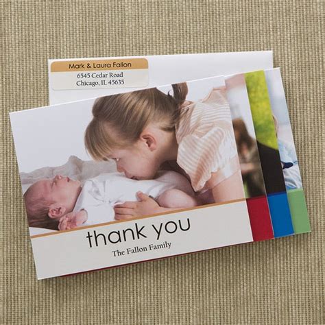 Personalized Baby Photo Thank You Note Cards