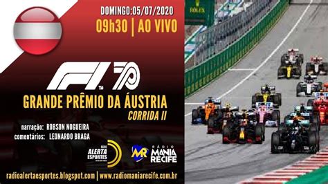 Formula 1 2020 Ao Vivo Gp Da Estíria Segunda Etapa Da Temporada