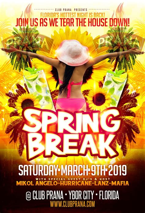 Spring Break Saturdays Club Prana