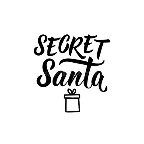 Images Of Secret Santa Clip Art Black And White