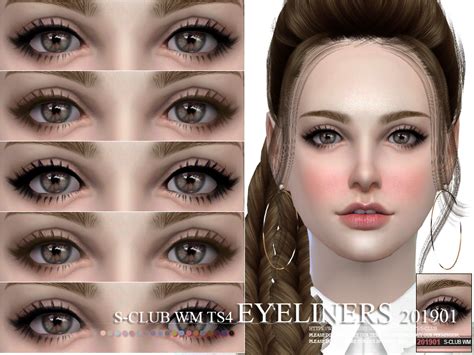 The Sims Resource S Club Wm Ts4 Eyeliners 201901