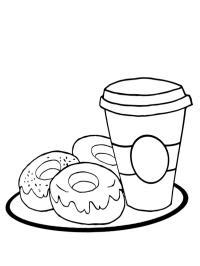 Food And Drinks Coloring Pages Free Coloring Pages To Print