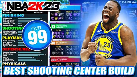 The Best Shooting Center Build In Nba 2k23 Youtube