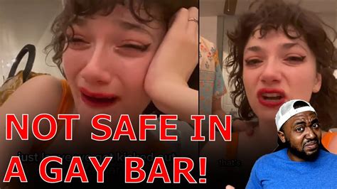 Woman Breaks Down In Tears After Getting Kicked Out Of Gay Bar For Freaking Out Over