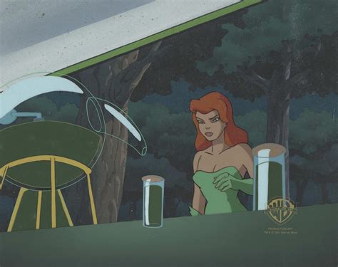 Batman Animated Series Original Production Cel Obg Poison Ivy House