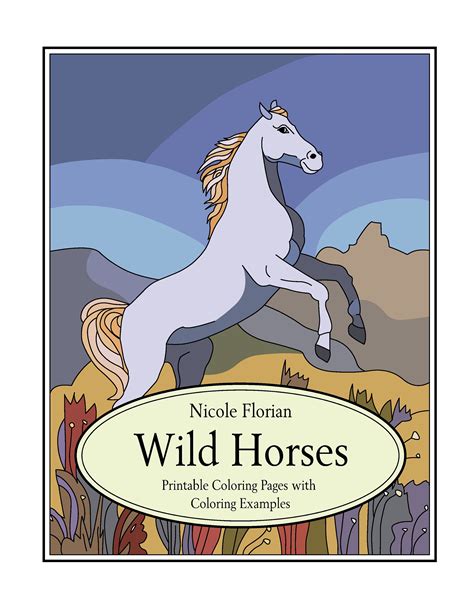 Wild Horse Coloring Pages Printable Horses Are Known As Runner Animals