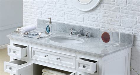 48 Inch Traditional Bathroom Vanity Marble Countertop
