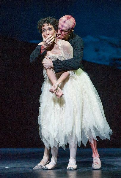 Steven Mcrae As The Creature And Laura Morera As Elizabeth Act 3