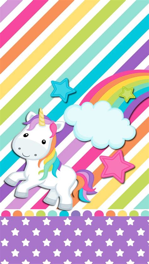Rainbow Unicorn Wallpaper Unicorns Pinterest Wallpapers