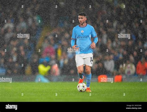 October 5 2022 Aymeric Laporte Manchester City Controls The Ball