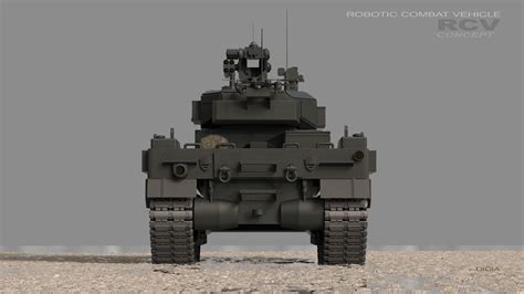 Rcv Robotic Combat Vehicle Concept On Behance