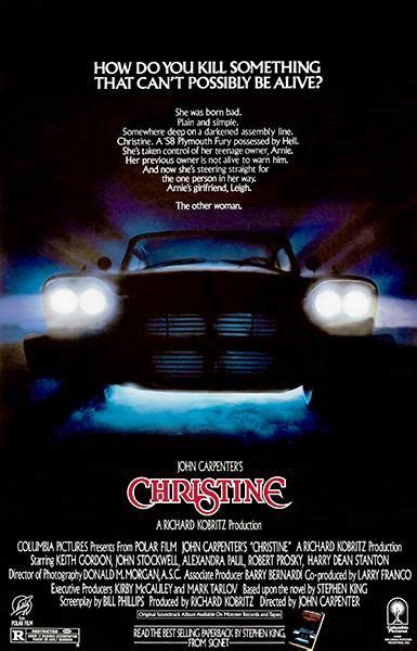Watch the full movie online. Christine - 1983 - Movie Poster | Stephen king movies ...