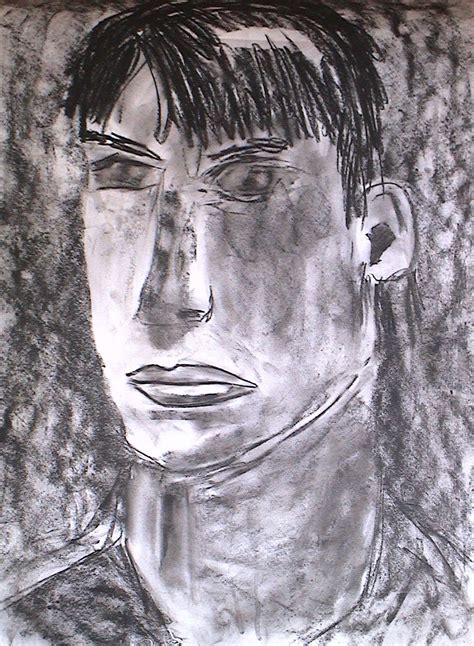 Holi Nomad Art Charcoal Self Portraits Ib Art Work From