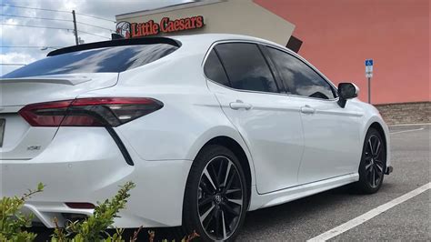 Roof Wing Spoiler Install 2020 Toyota Camry Mods Garage Driven Youtube