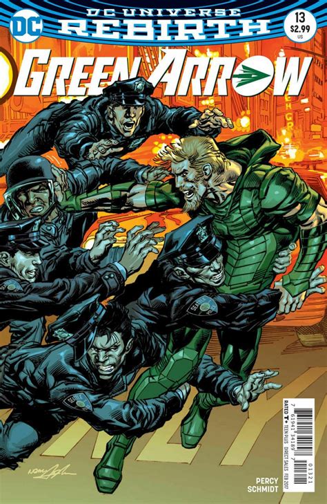 Green Arrow 2016 13 Vfnm Neal Adams Variant Cover Dc Universe