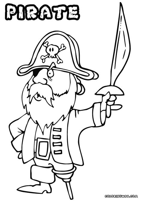 Let them dream up their own version of pirate life in a rainbow of color. Pirate coloring pages | Coloring pages to download and print
