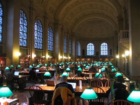 Boston Public Library Reading Room Rwclark Flickr