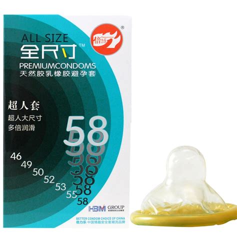 Buy Beilile 20pcslot 58mm Condom Extra Large Smooth