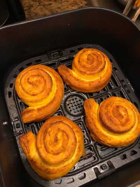 Spray the top of the fish with light oil. Air Fryer Pumpkin Rolls - Fork To Spoon
