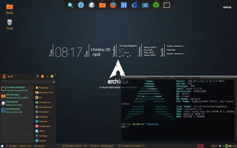 Arch Linux Çalışma Masam