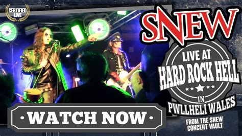Snew At Hard Rock Hell 2018 Holy Hell Live Music Video Youtube
