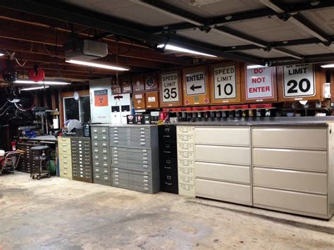 Lateral file cabinets are a great way to store bulky items in the. Cleaned out my Garage / Office | Garage office, Locker ...
