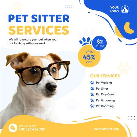 Copy Of Pet Sitter Services Flyer Postermywall