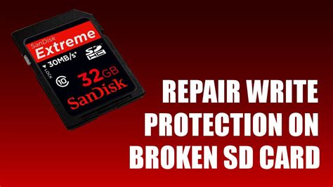 If not handled properly, it may lead to permanent data. How to Repair Write Protection on SD Card - YouTube