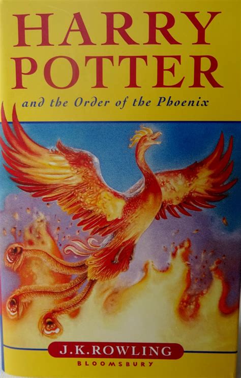 Harry Potter And The Order Of The Phoenix By Rowling Jk Bloomsbury