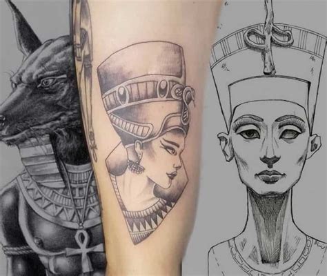 Top 97 Best Nefertiti Tattoo Ideas 2020 Inspiration Guide Mens
