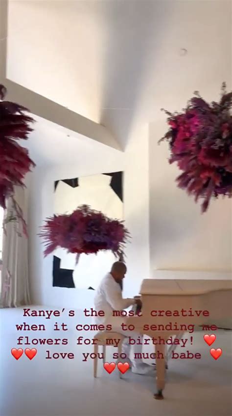 Kanye West Gives Kim Kardashian Romantic Tweet Flowers For 38th Birthday