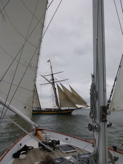 The Start Of The Great Chesapeake Bay Schooner Race Schooner