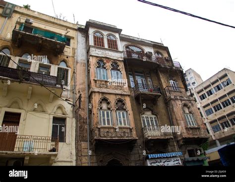 Traditional Old Buildings In Mar Mikhael Beirut Governorate Beirut