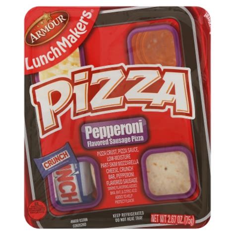 Armour Lunchmakers Pepperoni Pizza Meal Kit 267 Oz Dillons Food Stores