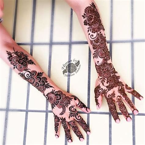 Get all new arabic mehndi designs for full hands, feet, arm, and fingers. Khafif Mehandi Design Patches - Floral. | Henna designs ...