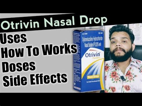 Otrivin Nasal Drop Uses Mode Of Action Side Effects In Hindi YouTube