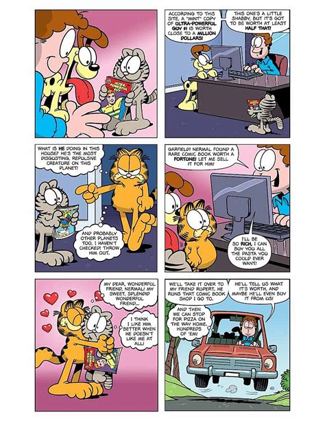 I n d i a. 'Garfield' Comic Book Features Lasagna Superheroics Preview