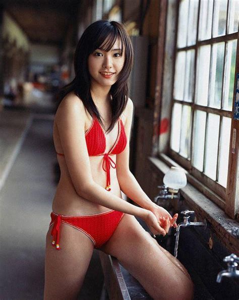 Yui Aragaki Red Bikini On Holiday ~ Japan Girls Bikini Girls Sexy Girls
