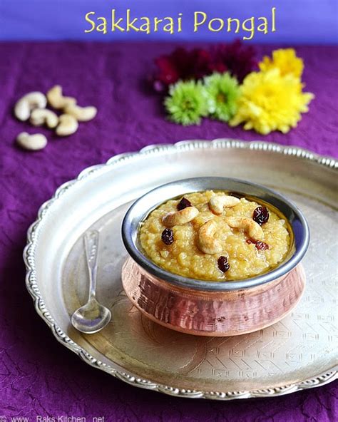 Sakkarai pongal recipe/ sweet pongal recipe in tamil ingredients pacharisi pasi paruppu manda vellam milk ghee cashew. Sakkarai pongal recipe (Sweet pongal recipe) | Rak's Kitchen