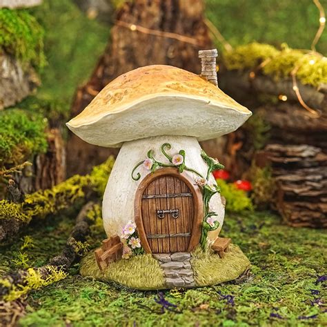 Flowering Vine Mushroom Fairy House Mushroom Fairy House Stuffed