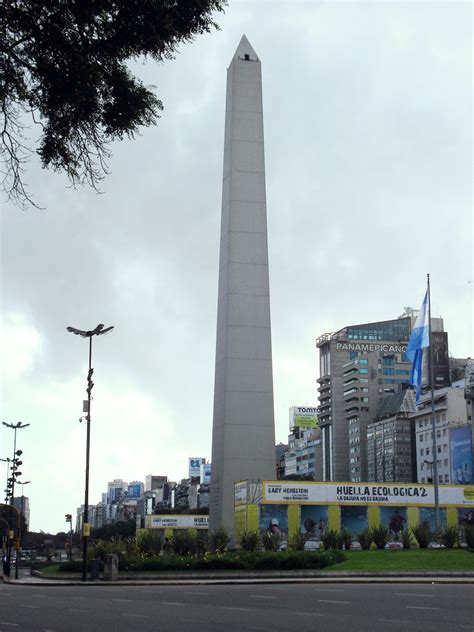 Obelisco Buenos Airesargentina Viagem Lazer