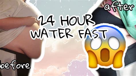 I Tried Water Fasting For 24 Hours Youtube