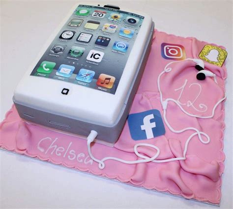 Mobile Phone Birthday Cake Birthday Cake Tutorial Iphone Cake 13