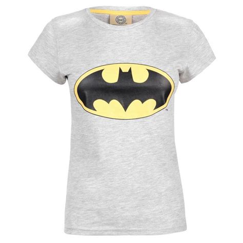 Character Batman T Shirt Ladies Regular Fit T Shirts Sports Direct My