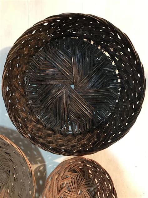 How to weave a willow basket a step by step project for beginners. Dark brown basket large round woven wicker basket boho ...