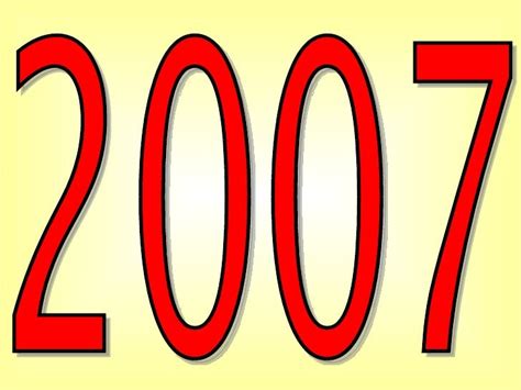 2007 Happy New Year