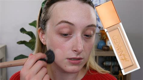 URBAN DECAY STAY NAKED FOUNDATION FIRST IMPRESSIONS WEAR TEST Dry