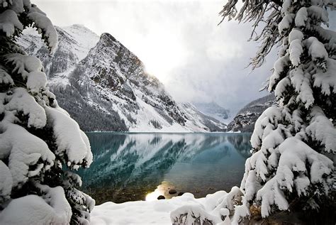 Lake Louise In Winter By Karl Martin