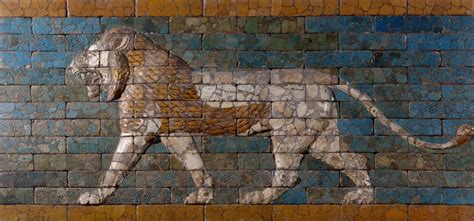 Striding Lion 604562 Bc Neo Babylonian Period Reign Of