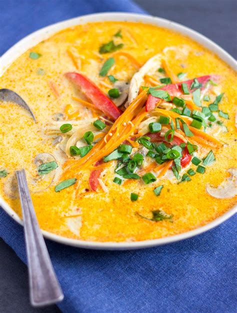 Coconut milk has a particular weighty creaminess. Coconut Curry Chicken Soup with Quinoa - One Clever Chef